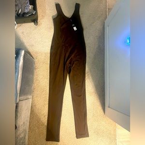 Brown one piece from fashion nova